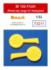 Omask 73211 Bf 109 F/G/K wheel bay plugs (for Hasegawa / Hobby 2000) EVA foam 1/32